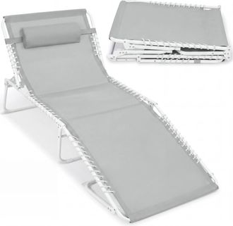 Best Choice Products Extra Wide Patio Chaise Lounge Chair, Portable Folding Recliner w/ 8 Positions