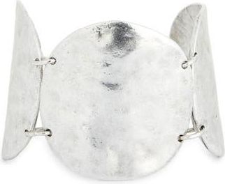 Karine Sultan Statement Circle Bracelet in Silver at Nordstrom Rack