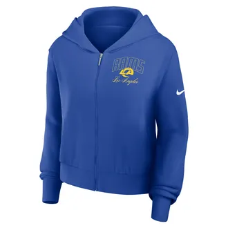 Nike Los Angeles Rams Primetime Nike Womens NFL Full-Zip Hoodie in Blue | 035D4EV9X-VM3