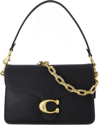 Coach Womens Tabby Shoulder Bag Black Cowhide