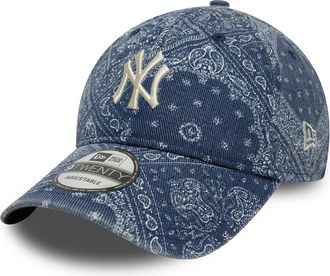 New Era Mens Cap 9twenty Navy Paisley Crown Hat