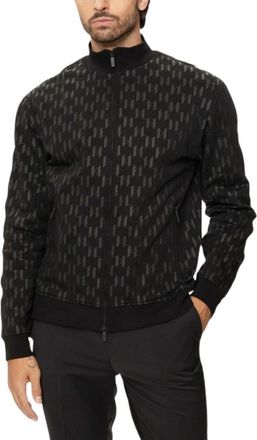 Karl Lagerfeld Sweatshirts & Hoodies - Heren - Vesten met rits - Zwart - L - Hoodies & sweatvesten