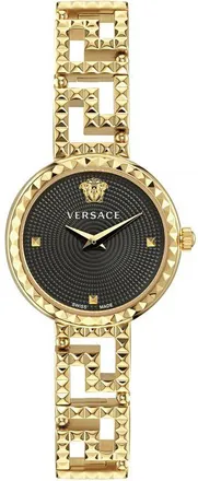 Versace Gold Stainless Steel Dress Womens Watch