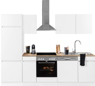 Optifit Küchenzeile »Roth« Breite 270 cm, wahlweise mit E-Geräten, mit Push-to-Open-Funktion