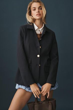 Dolan DOLAN Ponte Military Blazer Jacket
