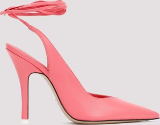 The Attico Roze Leren Venus Hakken