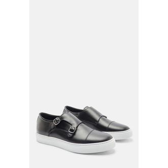 Scarosso Fabio Sneakers in Black - Calf at Nordstrom, Size 43.5