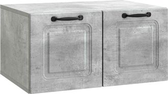 vidaXL Mueble Para Tv De Pared Gris Hormig&oacute;n 59,5 X 41 X 30 Cm Vidaxl