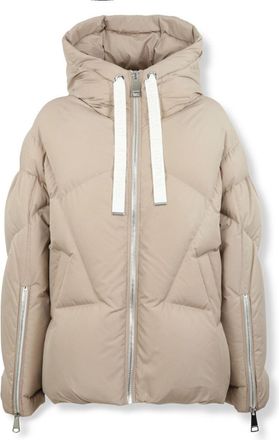 Khrisjoy Structured Short Coat With Contrasting Fabric Textures