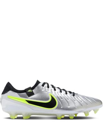 Nike Tiempo Legend 10 Elite FG metallic sneakers - Zilver