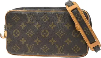 Louis Vuitton Pochette Marly Bandouliere Monogram Canvas Brown Canvas Handbag (Pre-Owned)