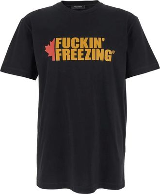 Dsquared2 Hombre, Camisetas, Negro, Talla: XL