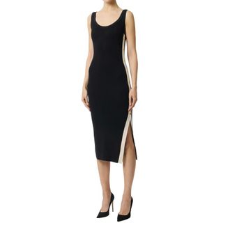 Elisabetta Franchi Dames, Jurken, Zwart, Maat: M Viscose