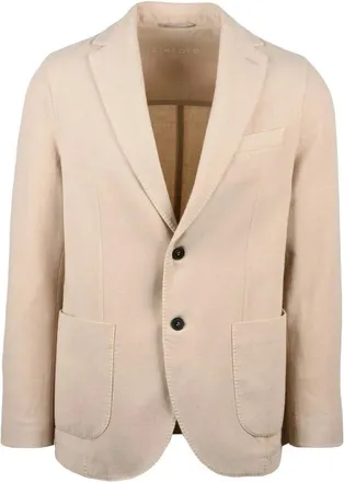 Circolo 1901 Kostuums, Heren, Beige, 2Xl, Wol, Blazer Sfiancato