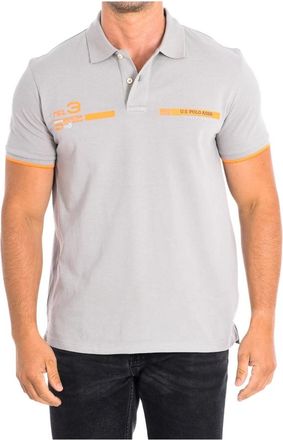 U.S.Polo Association Polo Shirts - Heren - Polos - Grijs - L - Katoen - Tops