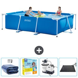 Intex Piscina Con Estructura Rectangular - 300x200x75 Cm - 7-piezas Scb69