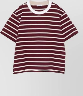 Brunello Cucinelli short sleeve cotton t shirt round neck