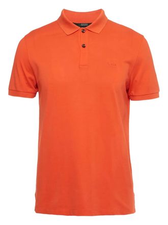 BOSS cotton polo shirt - Orange