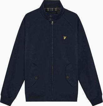 Lyle & Scott Mens Lyle & Scott Navy Cotton Harrington Jacket - Size: 38/Regular