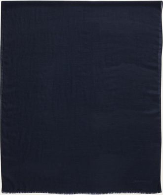 Giorgio Armani Mens Cashmere Embroidered Logo Scarf