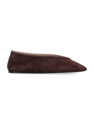 Le Monde Beryl Luna Chocolate Suede Slip On Shoes