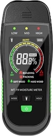 OEM Medidor De Humedad Para Madera, Pantalla A Color, Medidor De Humedad Para Madera, Comprobador De Contenido De Humedad En Paredes, Detector De Humedad 