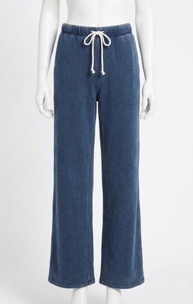 Z Supply Hunter Knit Denim Pants In Vintage Indigo