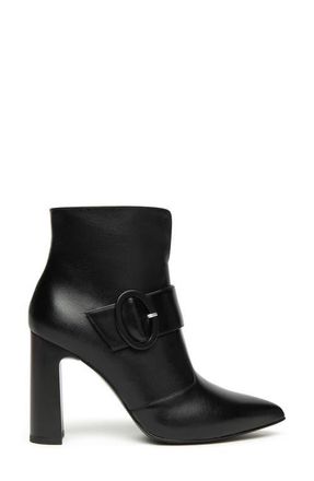 Nero Giardini Buckle Bootie in Black at Nordstrom, Size 37.5