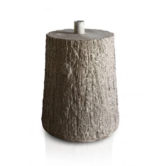 MondoViro Base para &aacute;rbol de navidad con efecto madera, 30 x 36 cm