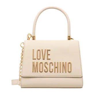 Love Moschino Handbags, female, Beige, Size: ONE SIZE PU GRS Jc4024Pp1