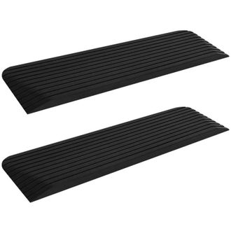 vidaXL Vidaxl - Rampas De Umbral Goma 2 Uds 110x32x3,8 Cm