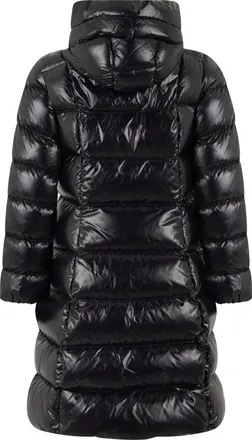 Moncler Quilted Hooded Parka Down Jacket - Black