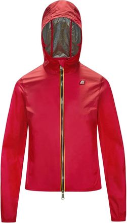 K-Way Giacca con zip - Rosso
