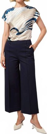 Lyss&eacute; Miranda Straight Leg Trousers In True Navy