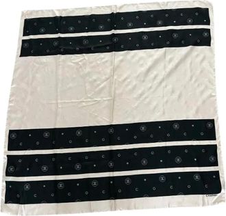 Chanel Pre-owned Scarves, female, Pink, Size: ONE SIZE Pre-owned Silk Scarf