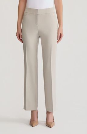 Kasper Flat Front Pants in Summer Straw at Nordstrom, Size 10P