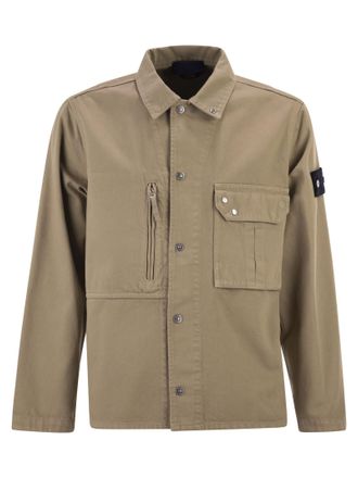 Stone Island Multi Pocket Cotton Overshirt