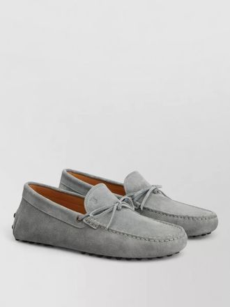 Tod's suede leather loafers