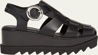Stella McCartney Elyse Vegan Platform Fisherman Sandals