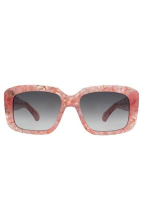 Illesteva Geno Sunglasses in Rose Quartz /Grey at Nordstrom