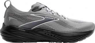 Brooks Mens Glycerin 22 Road Running Shoes In Primer Grey/ebony/bluewash