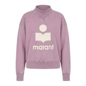 Isabel Marant Dames, Sweatshirts & Hoodies, Paars, Maat: 2XS Katoen