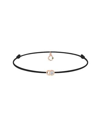COURBET 18K 0.05 ct. tw. Lab Grown Diamond Lets Commit Bracelet