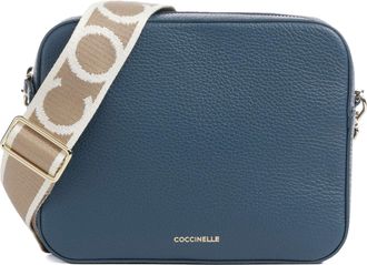 Coccinelle Tebe Noir Black Leather Bag