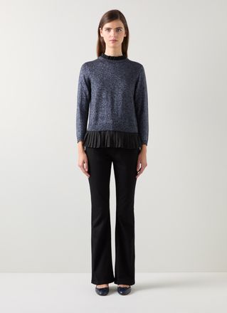 L.k. Bennett Womens Mary Knitted Tops, Black - Size X-Small