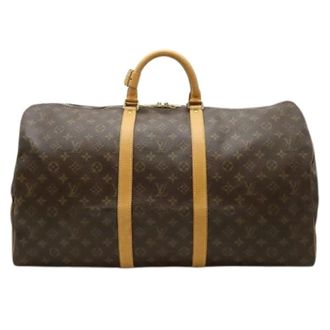 Louis Vuitton Pre-owned Monogram Keepall 55 Travel Bag - unisex - Louis Vuitton Vintage - Vintage Weekend Bags - Brown - ONE SIZE - Pre-owned
