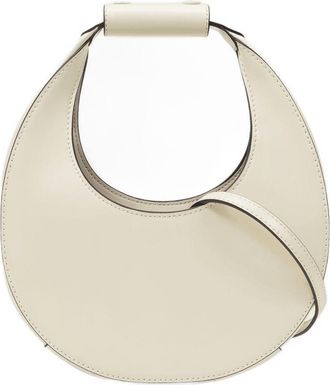 Staud Mini Moon Crossbody - Cream - Leather