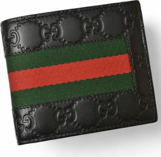 Gucci Black Leather Wallet (Bi-Fold) (Pre-Owned)