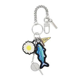 Marc Jacobs Keyrings, female, Gray, Size: ONE SIZE Camp Whistle Cluster Bag Charm