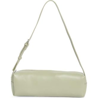BCBGeneration Barrel Water Repellent Shoulder Bag in Sage at Nordstrom Rack